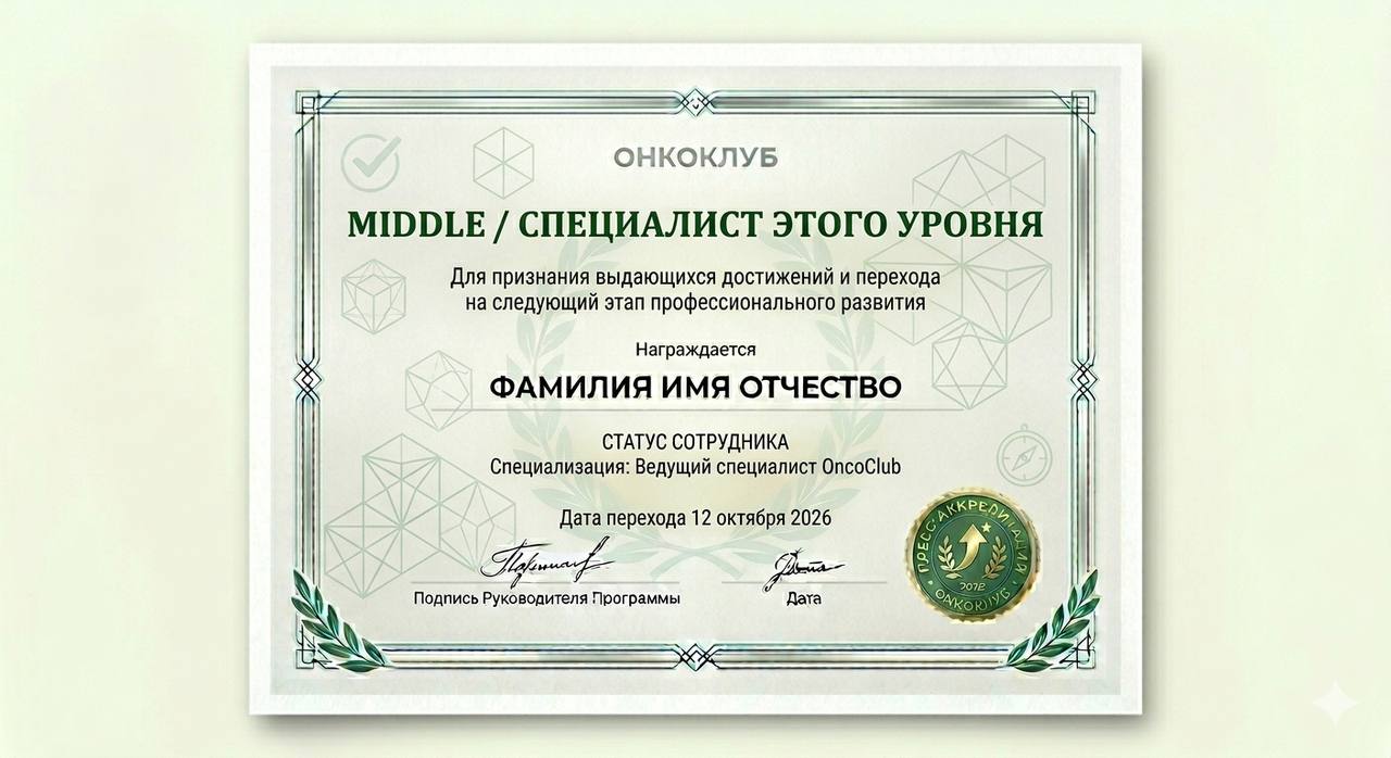 Junior / Начинающий специалист